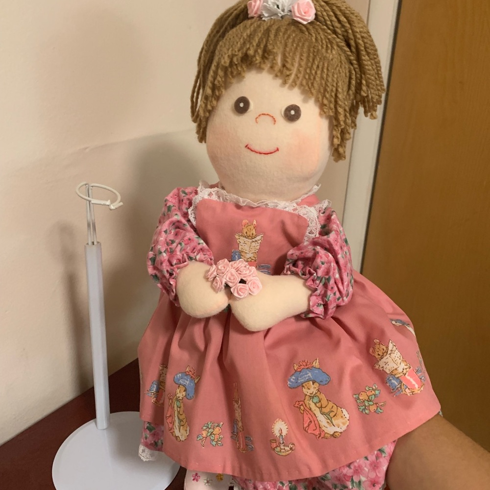 🎀 Cancer Patient Handmade Cloth Doll - Picture 7 of 8